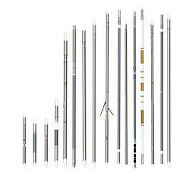 Extremely High Temperature and Extremely High Pressure Slimhole Logging System